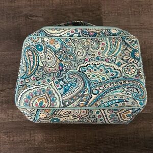 Large makeup bag in Daisy dot paisley